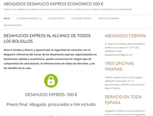 Tablet Screenshot of desahucioeconomico.com